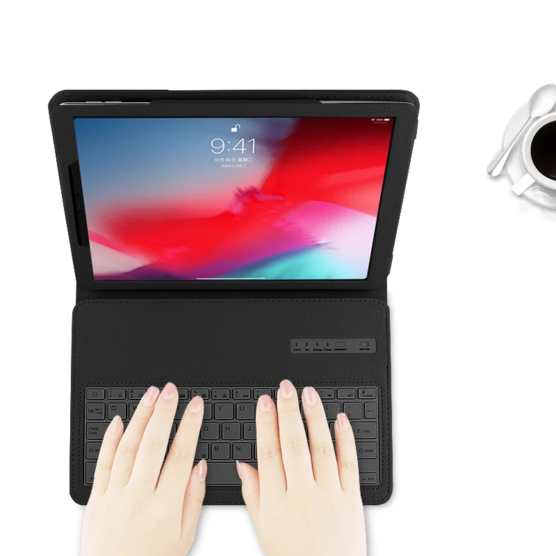 Для ipad Pro 11 Беспроводной Bluetooth клавиатура чехол для ipad Pro11 ipad 11 дюймов чехол для планшета из искусственной кожи чехол
