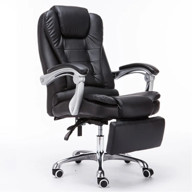 Откидывающееся регулируемое офисное кресло Boss, модное компьютерное кресло для отдыха из искусственной кожи, взрывозащищенное вращающееся кресло с подставкой для ног