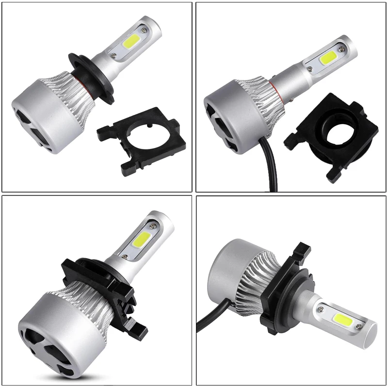 Oslamp 2 шт. H7/H1 светодиодный адаптер для фар, специальный дизайн, подходит для H7, держатель лампы, Цоколь для Kia/BMW/Polo/Lamando/Ford