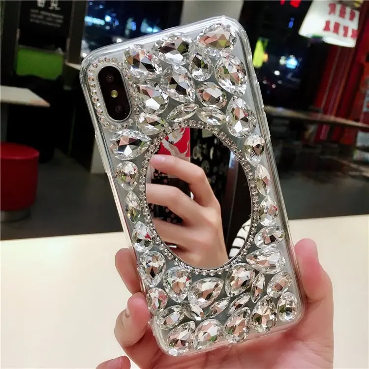 Чехол для samsung J3 J5 J7 2016 2017 Prime J4 J6 Plus роскошный блестящий чехол со стразами стразы