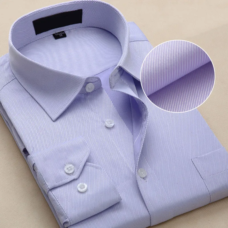 Город класса мужская одежда Рубашки для мальчиков больших размеров с длинным рукавом Camisa социальной человек Рубашки для мальчиков Высокое качество удобные стирка одежда рубашка 1007 - Цвет: Purple 1007-3