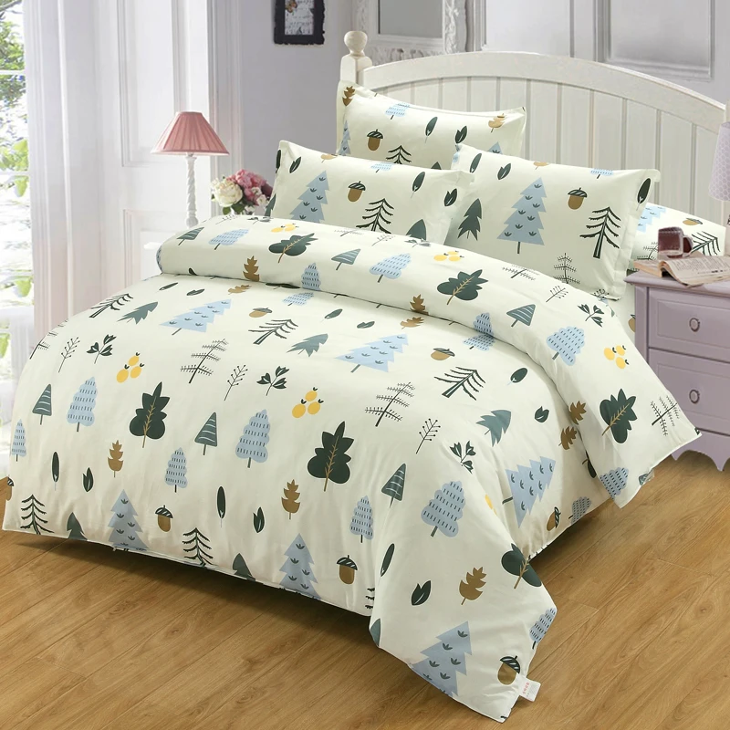 Waliicorners Chrysanthemum Bedding set imports 4/3pcs Comfortable Bed Sheets Duvet Cover quilt cover ivory-white bedclothes sell well 26 HTB1n4pZo5MnBKNjSZFoq6zOSFXaF