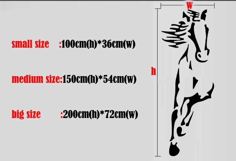 Новое поступление лошади гостиная акриловая 3d настенная наклейка для ресторана фон DIY Художественный Настенный декор креативная зеркальная Настенная Наклейка
