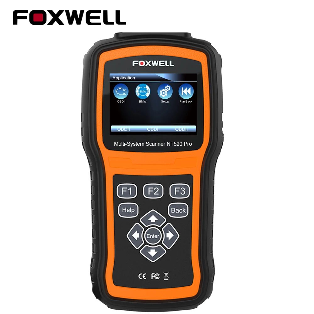 

Foxwell NT520 PRO Full System OBD2 Scanner ABS SRS SAS BMS DPF EPB Oil Reset Injector Coding Auto OBD ODB 2 Car Diagnostics Tool