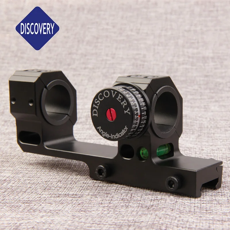 

Discovery High Accuracy 25.4/30mm Universal One-piece Offset Scope Mount Dual Ring with Angel and Level Instrument for Picatinny