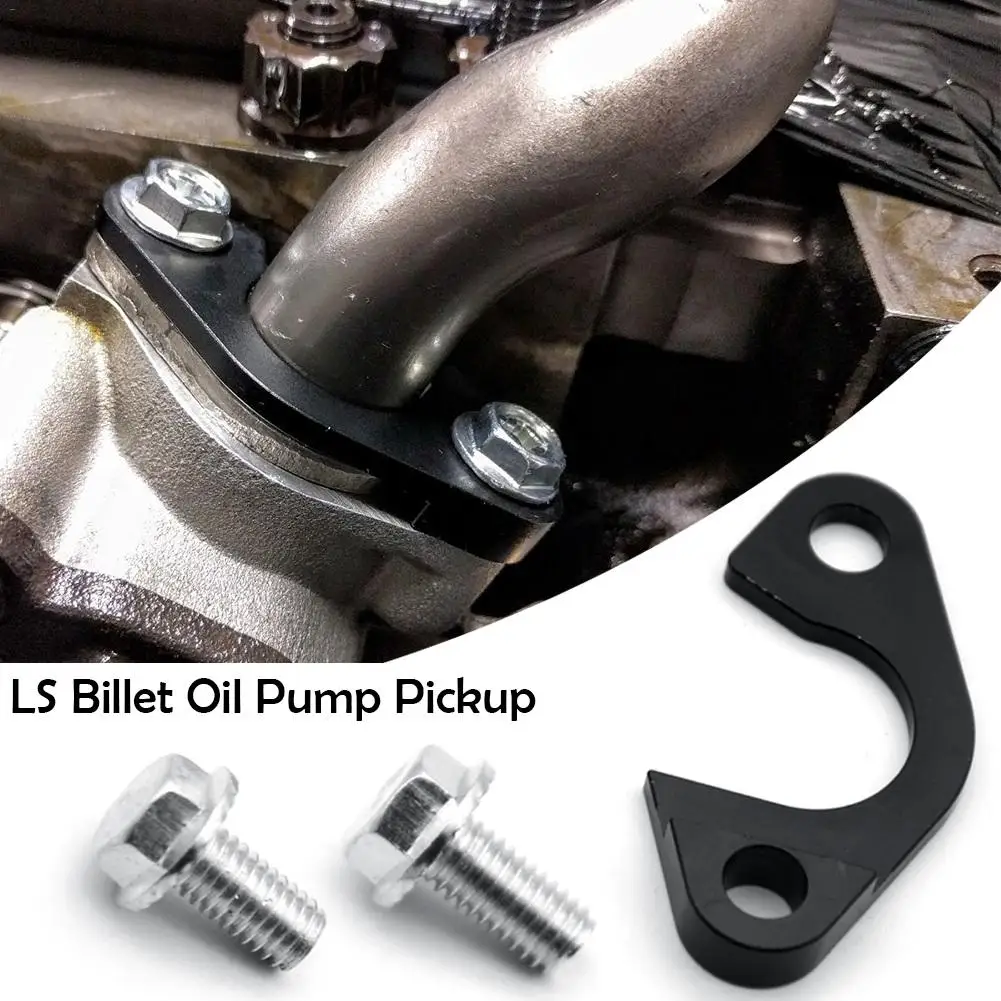 

LS Billet Oil Pump Pickup Tube Girdle Brace Hold Down GEN III IV LS1 LS2 LS3 LS6 Auto Car Accessories