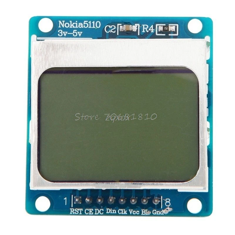 

LCD Screen Display Module White Backlight adapter PCB 3V-5V For Nokia 5110 New Z09 Drop ship
