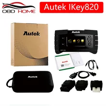 مبرمج مفاتيح أصلي للسيارات Autek IKey820 أداة احترافية عالمية لمفاتيح السيارات والماسح الضوئي أداة قراءة برموز Pin