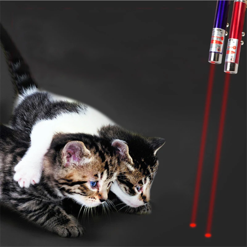 

Children's Toys Color LED Laser Pen Popular Pet Casual Red 1pcs Funny Cat Light White Game Pointer cat toys kitty