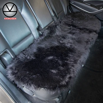 

COVERS Back Car Seat Cover Faux Fur Universal Size For More Car Artificial Plush Rear Cushion Auto Interior Accessories LFFS01