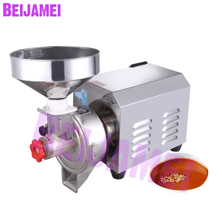 BEIJAMEI Commercial Electric Peanut Butter Grinder Machine 40kg/h