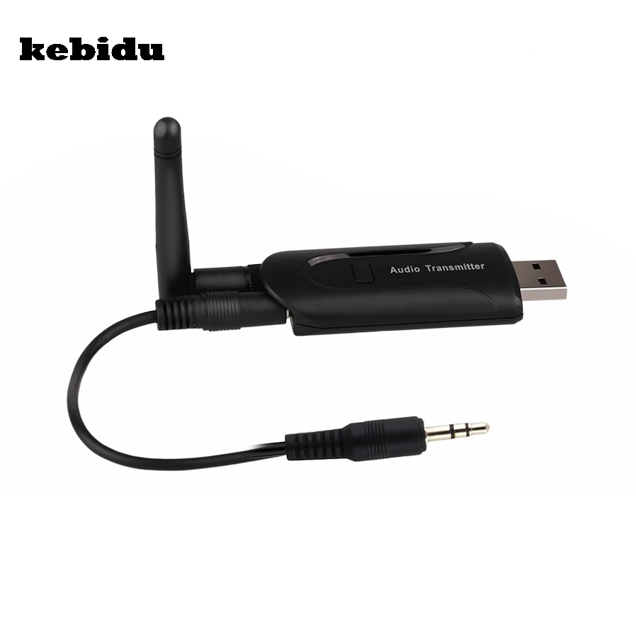 

kebidu Wireless Bluetooth Transmitter Wireless TV Viewing No Noise Imported Chip Fast Transmitting 3.5mm Jack Port Home Use