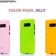 Меркурий Goospery цветной жемчуг желе гибкий ТПУ мягкий чехол для samsung Galaxy S6 S7 Edge S8 S9 S10 Plus S10e S10-5G