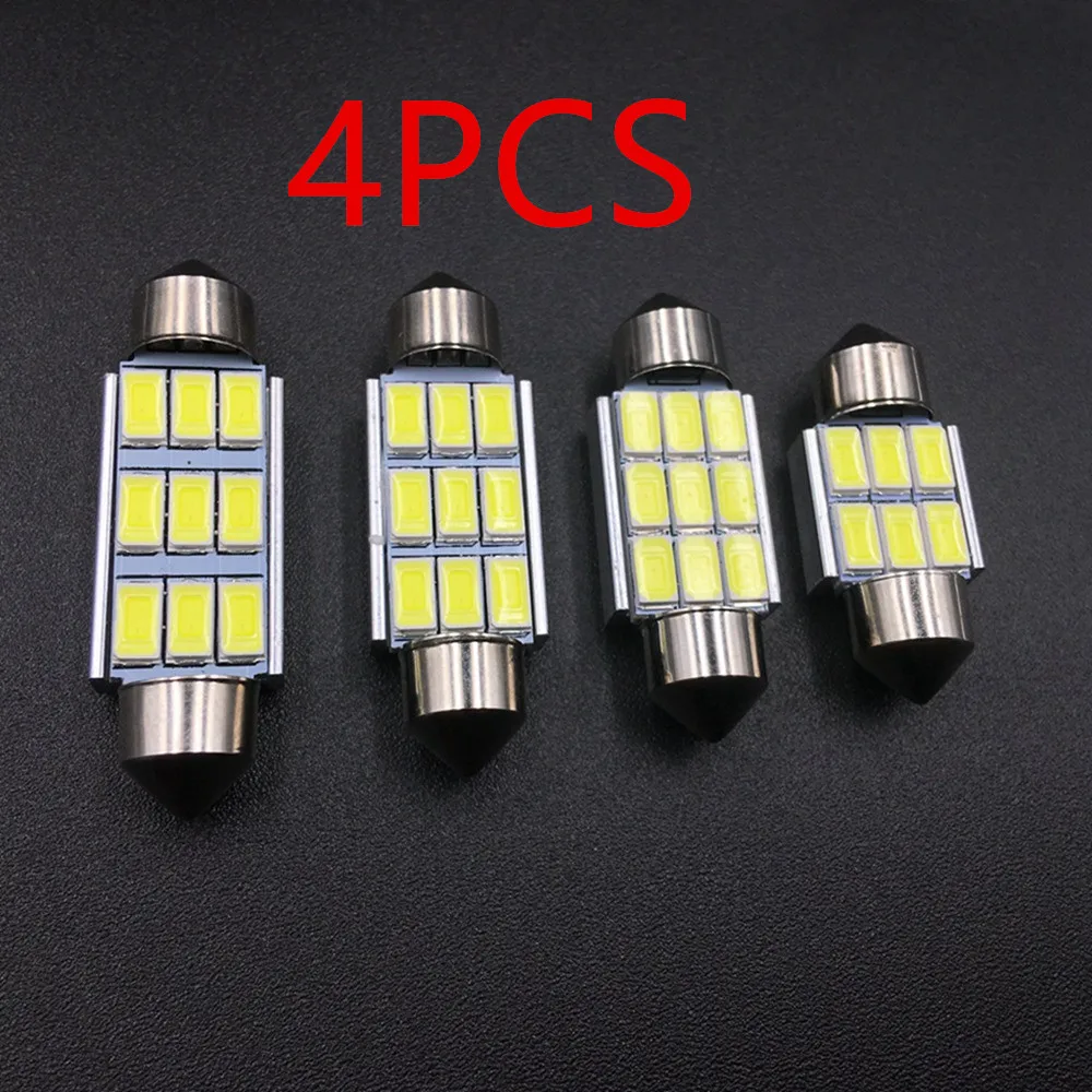 4 шт. автомобильные светодиодсветодиодный лампы 12 В 5630 6 9 SMD 31 мм 36 39 41 | Автомобили