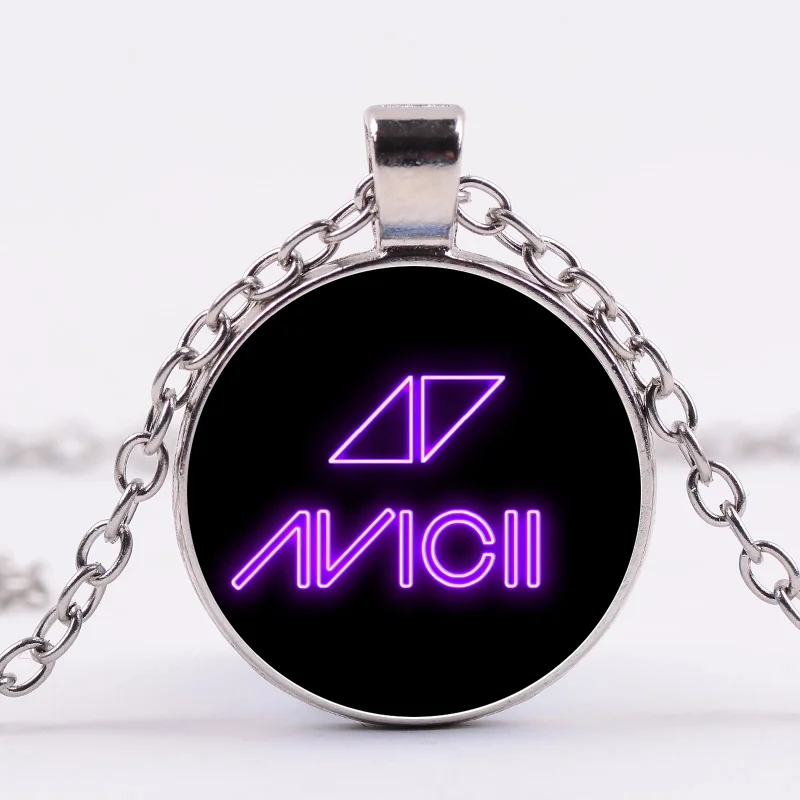 Кулон SONGDA A God ожерелье Avicii логотип ювелирные изделия DJ Тим Берлинг стеклянное