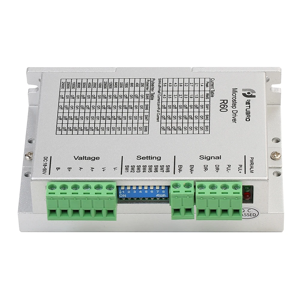 Драйвер шагового двигателя Nema 23 R60 DC 24 50V 5.6A с хорошим послепродажным