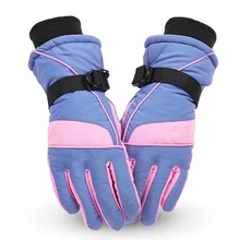 1 пара зимние уличные снежные рукавицы водонепроницаемые лыжные перчатки для мужчин и женщин Теплые Лыжные Сноуборд снегоход Мотоциклетные Перчатки