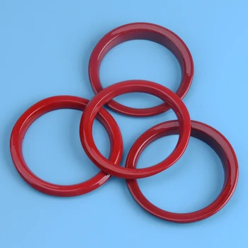 

beler 4Pcs Red ABS Car Dashboard Air Outlet Vent Cover Trim Ring Fit for Jeep Wrangler JL 2018 2019 Styling