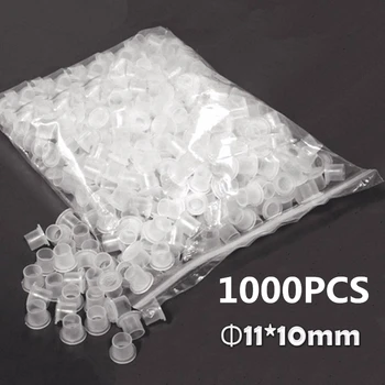 

11mm*10mm Tattoo Inkcups 1000pcs Plastic Tattoo Pigment Ink Cup Self-standing Small Size White Cup Supply Tattoo Free Shipping