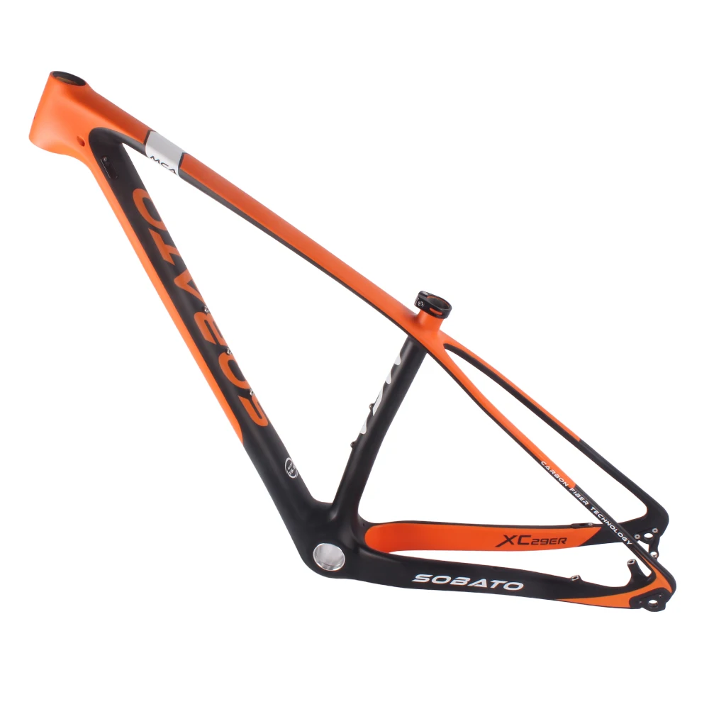 SOBATO карбоновая MTB рама 29er Di2 карбоновая рама 142x12 через ось MTB рама совместима с ems карбоновая MTB рама