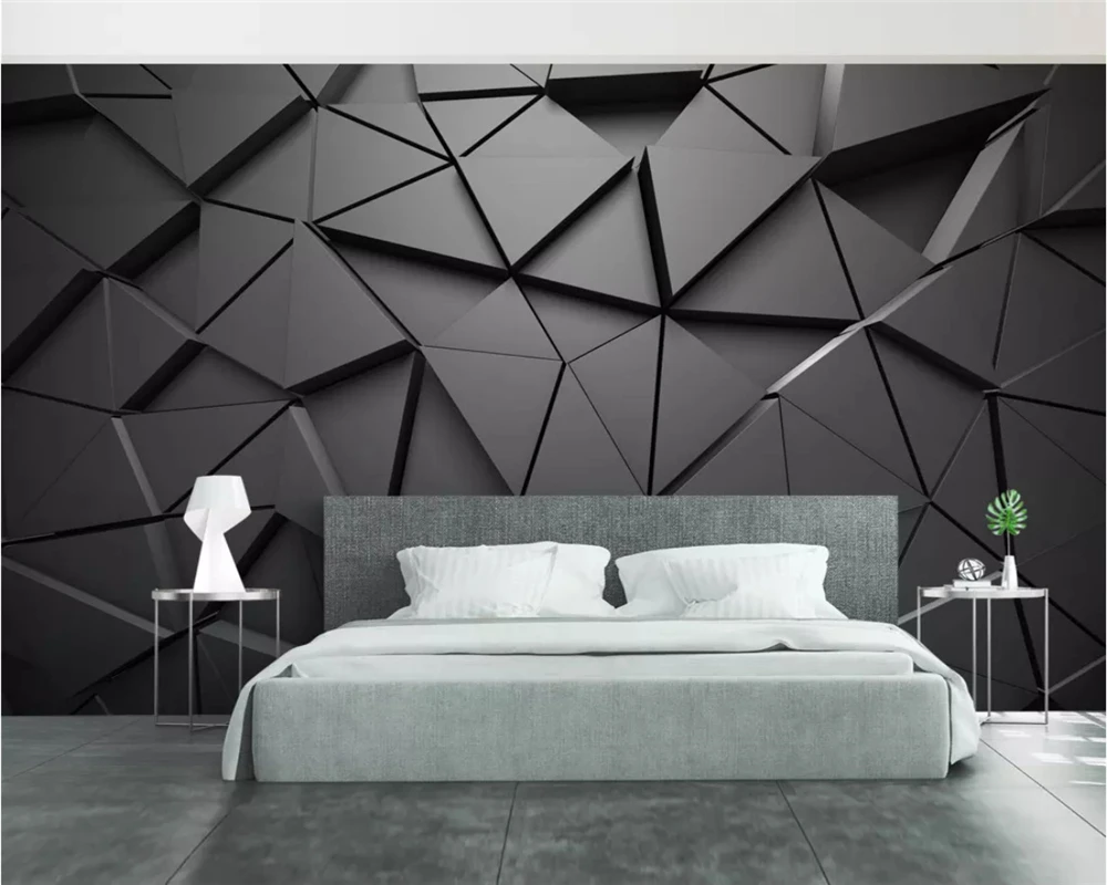 

beibehang Custom fashion fresh minimalist geometric background 3D graphics decorative wallpaper papel de parede 3d wall paper