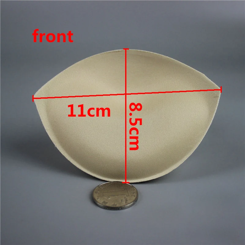 2 шт., 1 пара, плотные губчатые подушечки для бюстгальтера, увеличивающие грудь, сексуальный купальник, бикини, подкладка, съемные подушечки для бюстгальтера, вставки, чашки для женщин