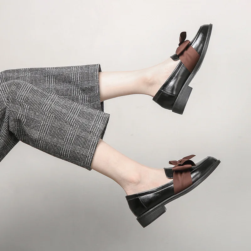 

Spring Hundred Catch of The Large Code Flat Bottom Single Shoes Women's Tide Retro Women's Shoes
