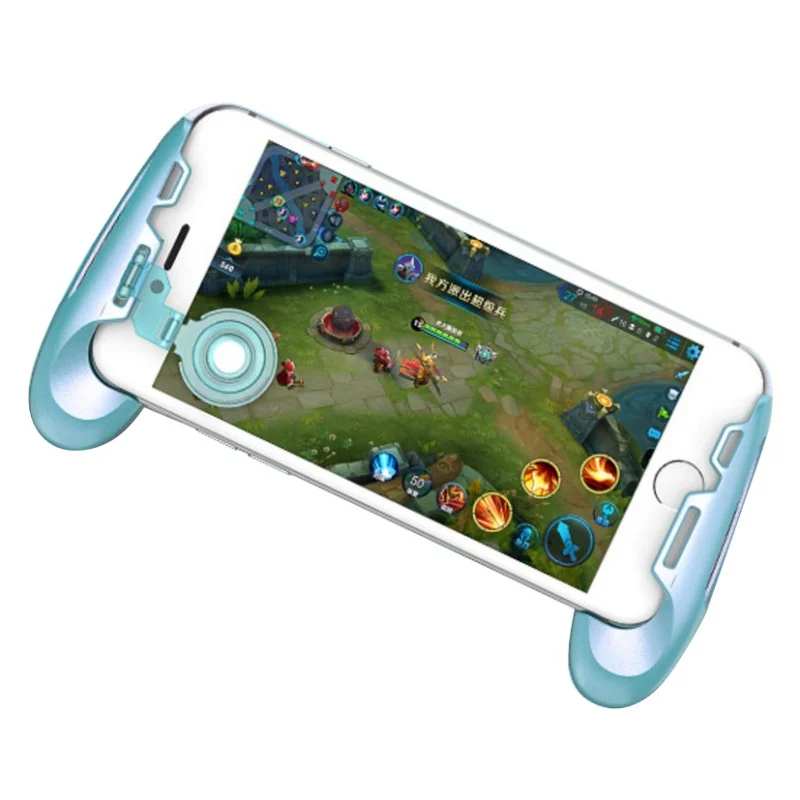 Kopen Telescopische Gamepad Gaming Gamer Android Joystick Uitgebreide Handvat Game pad voor iPhone X 5 s 6 s Xiaomi yi Smartphone