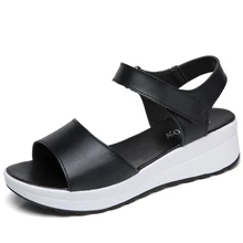 K-TUO Новое поступление Для женщин весна женская обувь спортивная обувь летние кроссовки прогулочные босоножки из натуральной кожи KT-739-1