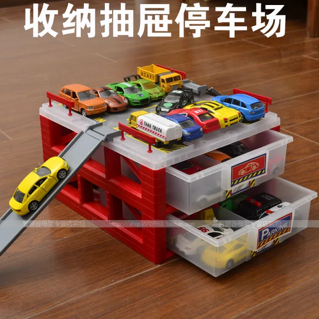 Min parking lot car parking toy Toy set tomy o.l mini toy car storage