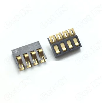 

100pcs Phone Digital Product Battery Power Holder Connector Socket 4Pins 2.0mm Spacing Terminal Connection for Xiao MI