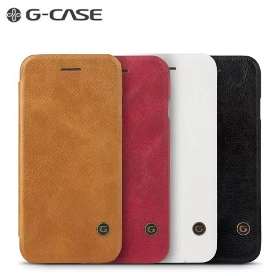 

S8 S9 GCASE Genuine Leather Wallet Flip Phone Case For Samsung S8 S9 Plus GCASE Flip Cover for Samsung S9 S7 edge S6 Note 8
