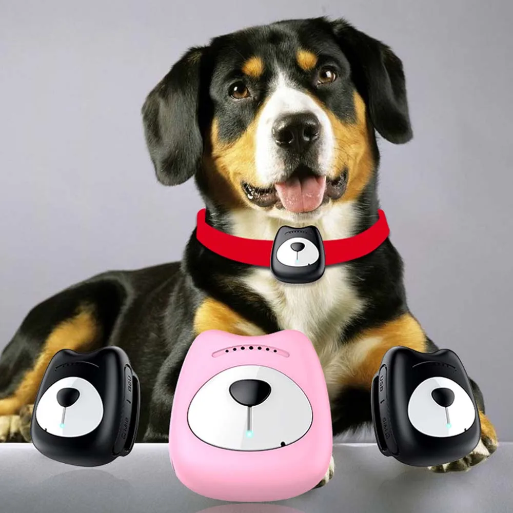  Haustier GPS Tracker Hund Katze Kragen Wasserdichte Fernbedienung stimme überwachung Rückruf Funkti