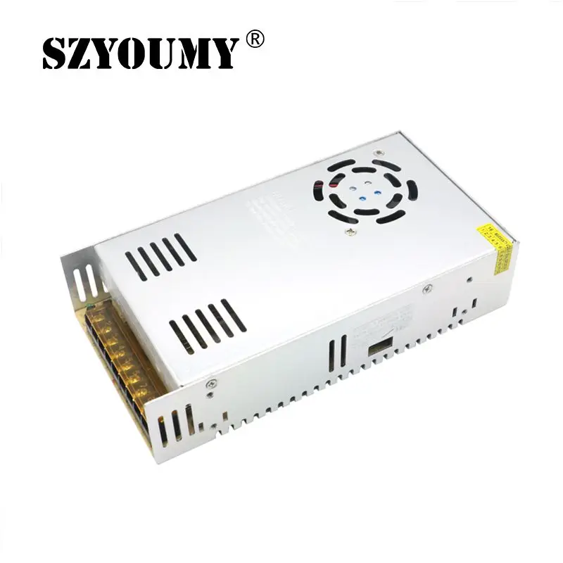 

SZYOUMY DC 12V 30A 360W Regulated Switching Power Supply AC100-120 200-240V Electronic Lighting Transformer For LED Light Strip