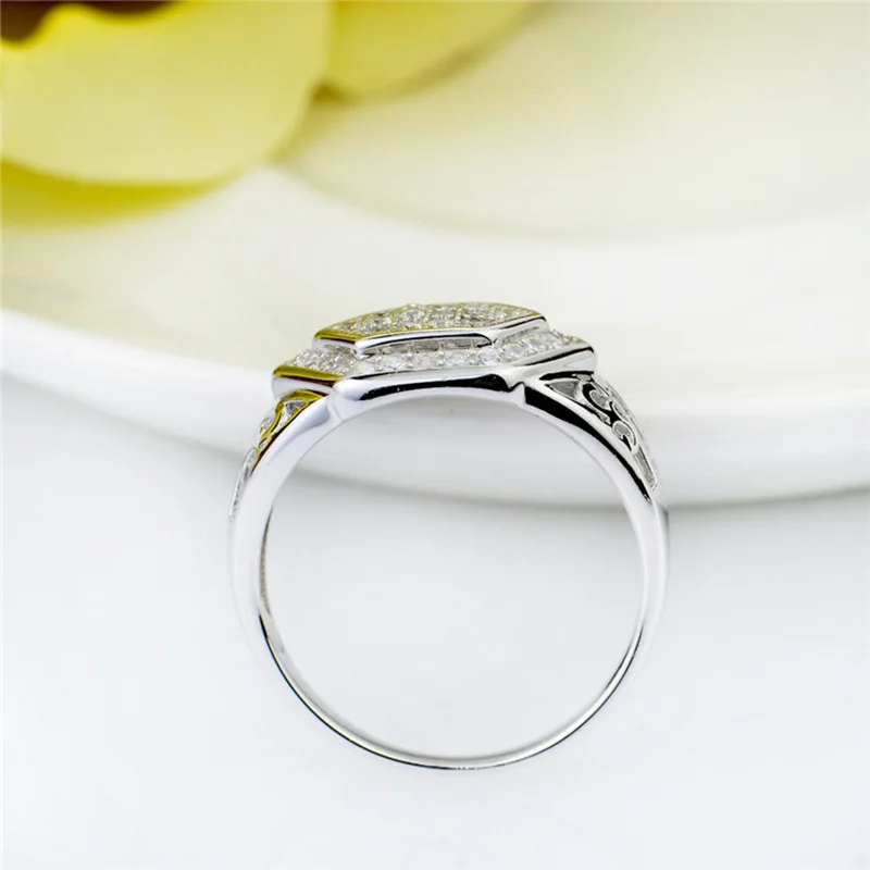 to act the role of men's crystal ring male 925 sterling silver ring and the detonation products wholesale Fashion Jewelry