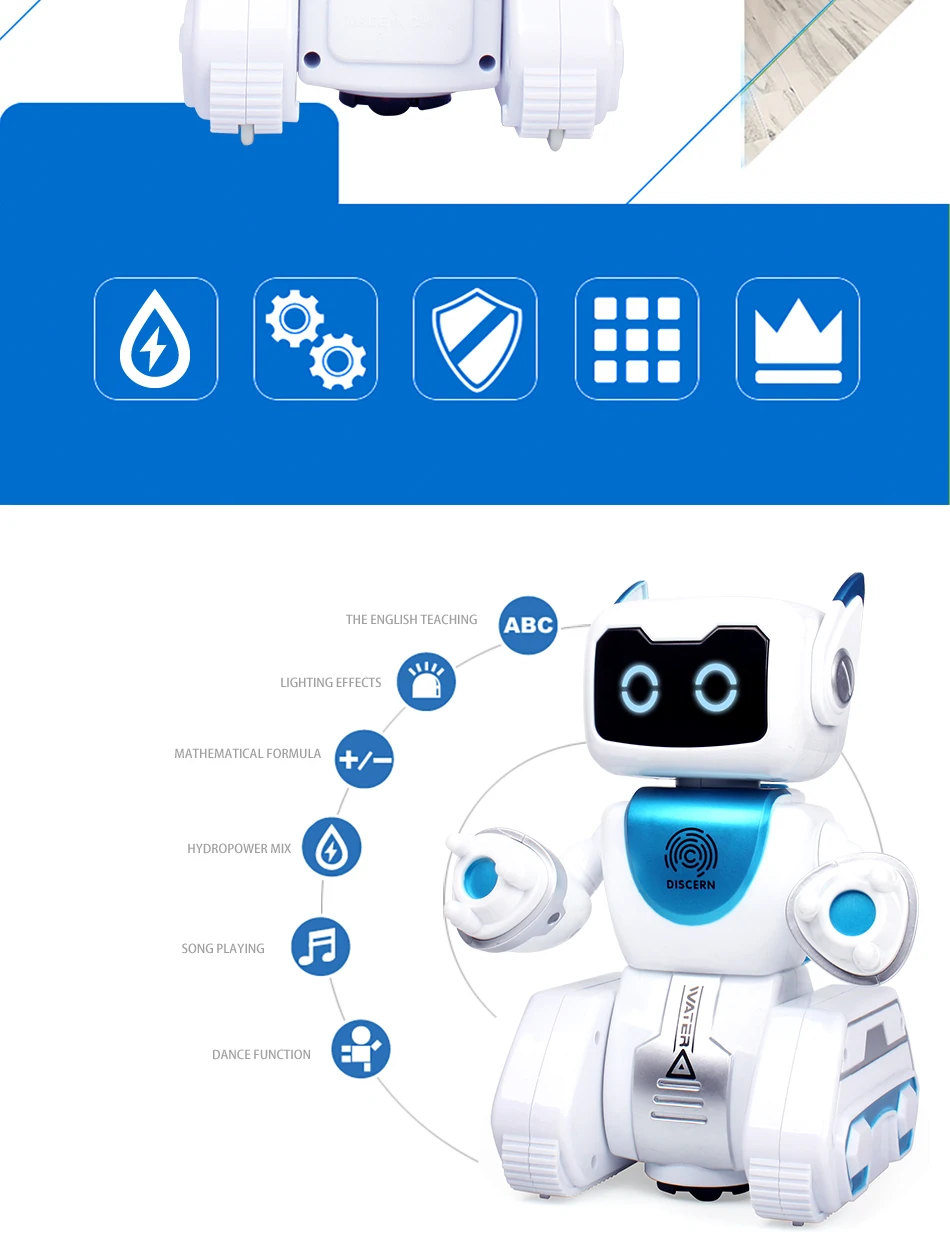 Интерактивный робот Hydropower Mix Actuate RC Robotica танцевальная музыка интеллектуальный пульт дистанционного управления Teleoperator игрушка для детей