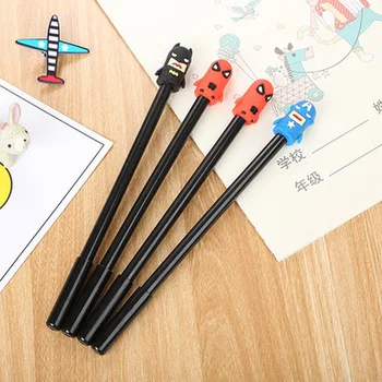 

1pcs Warrior Gel Pens Cute Stationary Cute Pens 0.5mm New Student Kawaii Pen Novelty Cartoon Gel Pen Kawaii School Supplies
