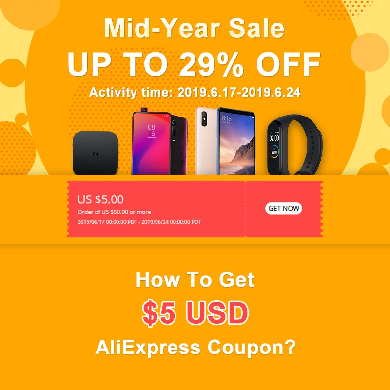 How to get $5 USD AliExpress Coupon?