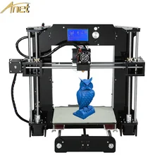 Полный акриловая рамка anet a6 3d-принтер машина промышленные экструдер reprap prusa i3 3d принтер diy kit с бесплатным 1 рулона нити