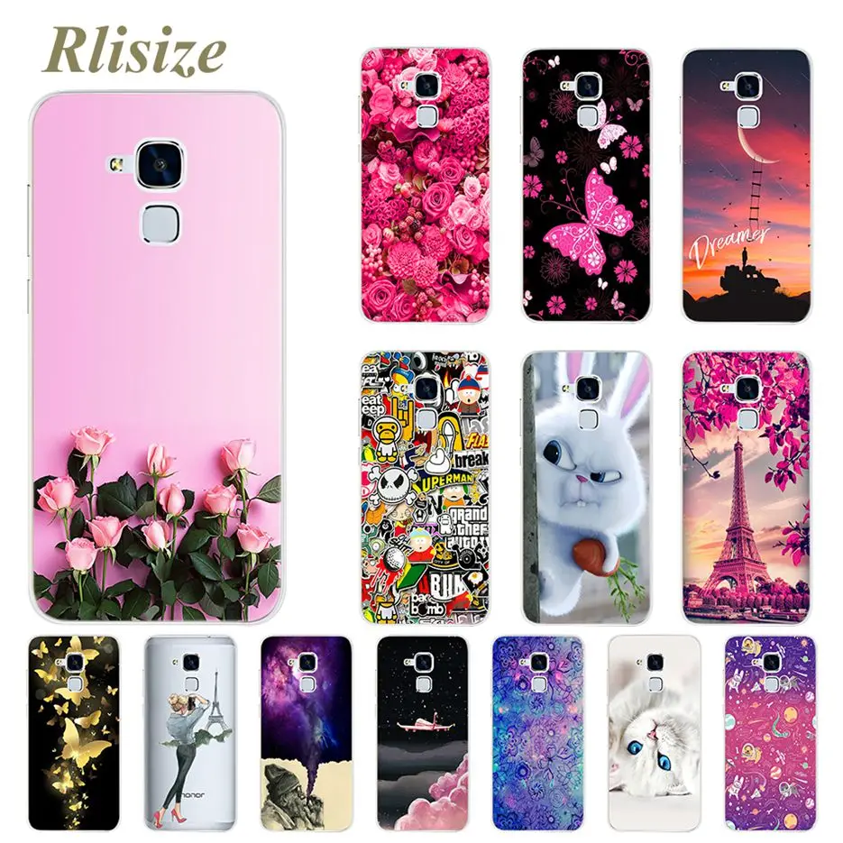 

Phone Case For Huawei GT3 Cover Honor 7 Lite Case Lovely Soft TPU Silicone Cover For Huawei GR5 Mini /Huawei gt3 Funda Capa 5.2"