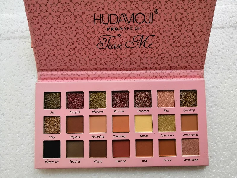 HUDAMOJI pro make up 21 Цвет глаз диск для теней, европейский и американский макияж, жемчуг матовый tease me тени для век