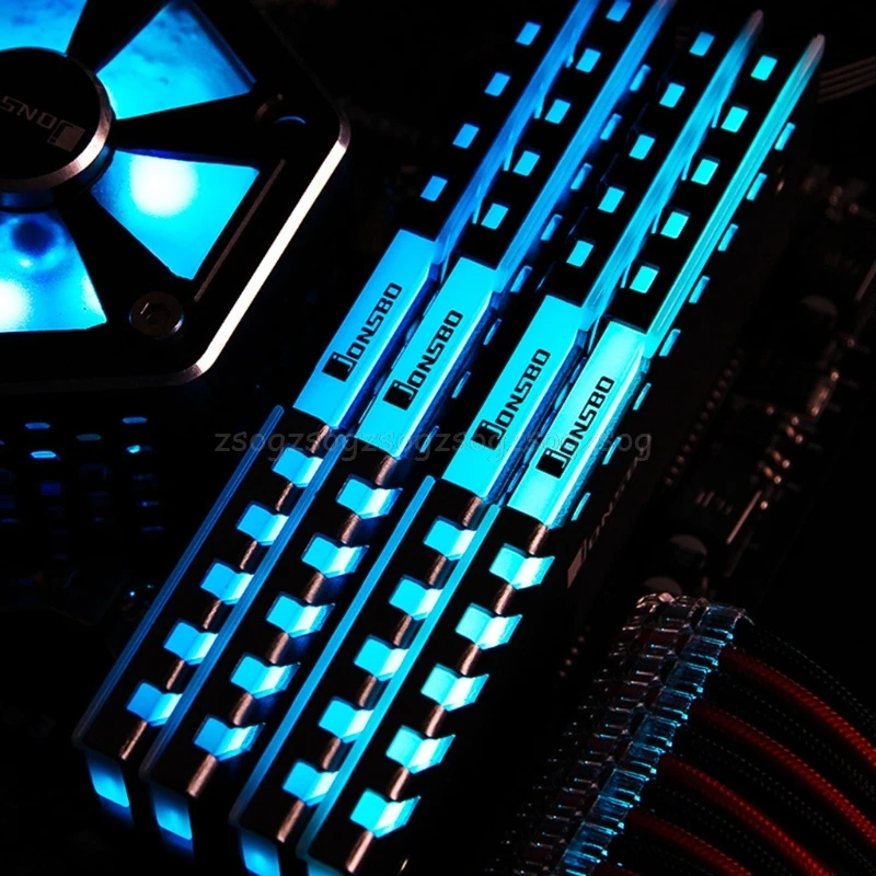 

2pcs Memory Heatsink Motherboard AURA Cooling Vest RGB 256 Color Light Radiator J03 19 Dropship