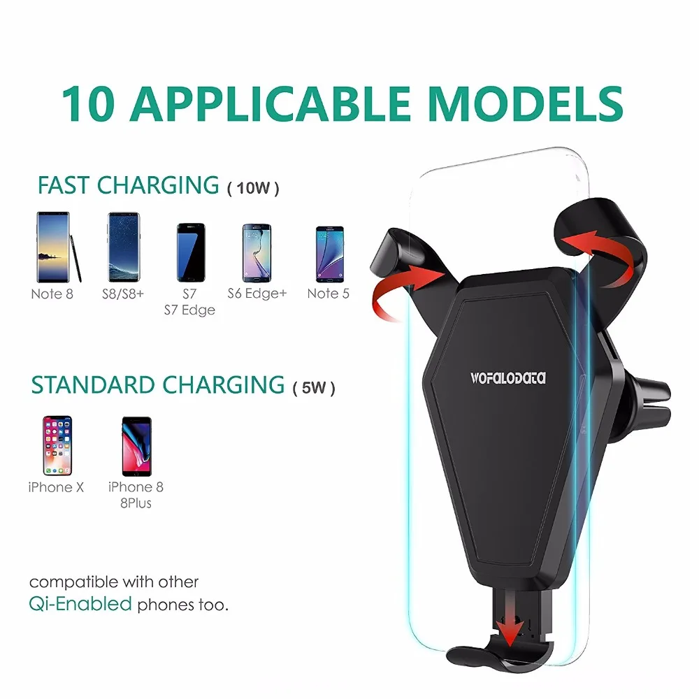 Car wireless Cell Phone Charger