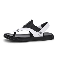 Для мужчин модные сетчатые верхний свет качество сандалии PU подошва Повседневное Летние вьетнамки Floops сзади обувь Защищённая мужской ежедневно обувь для ходьбы