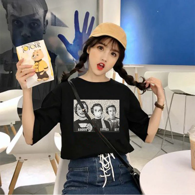 

2019 Monroe Sketch Retro Print Elements Customizable Stranger Korea S-2XL Size shirt vintage vegan streetwear print ZSIIBO