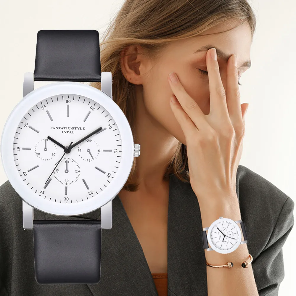 

Watch women watches Fashion 2018 Luxury Crystal LVPAI Watches Women Quartz Wristwatch Clock Ladies Dress Gift Watch dropship Ff