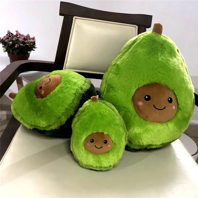 

Avocado Fruits Plush Plant Toys Kawaii Cartoon Cute Stuffed Doll Cushion Boys Girls Anti Stress Cushion Pillow Drop Shipping
