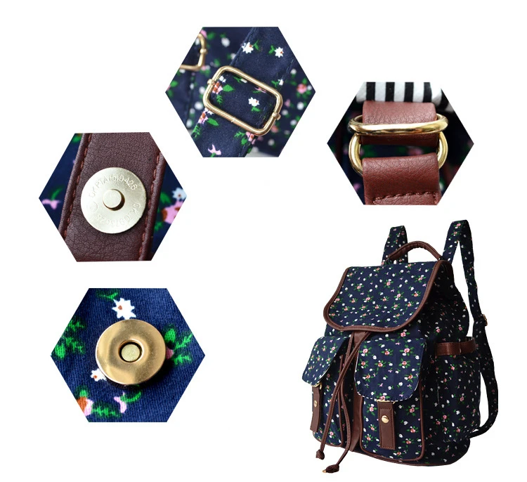 DIDA oso nuevo de lona de las mujeres mochilas para impresión Floral Bolsas Mochila femenina bolso de escuela de la gran bolsa de viaje Femme saco un dos DIDA oso nuevo de lona de las mujeres mochilas para impresión Floral Bolsas Mochila femenina bolso de escuela de la gran bolsa de viaje Femme saco un dos