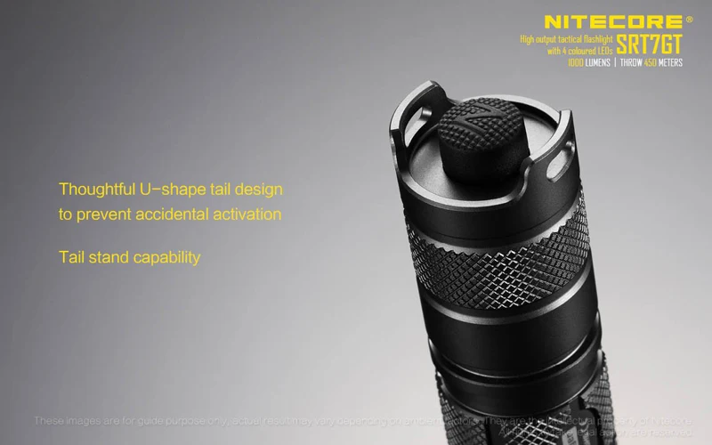 Сменный светильник NITECORE SRT7GT CREE XP-L HI V3 светодиодный тактический светильник с высоким выходом и разноцветным светодиодный s