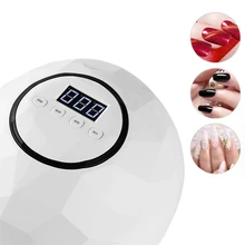 72W White Big UV LED Nail Lamp Manicure/Pedicure For Hands Nail Dryer for Curing Nail Gel Nail Salon Tool Droopshipping J11